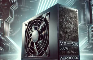 Fonte ATX S/Cabo 500W VX-500 Preto Aerocool: Potência e Confiabilidade