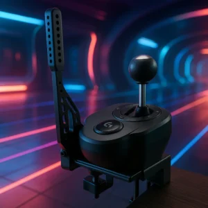 RS Câmbio e Freio de Mão Logitech G com Suporte de Mesa