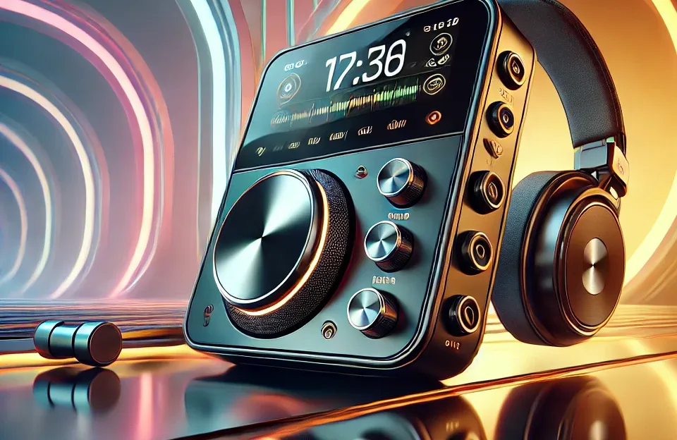 CD Player Portátil com Rádio, Fones e Temporizador