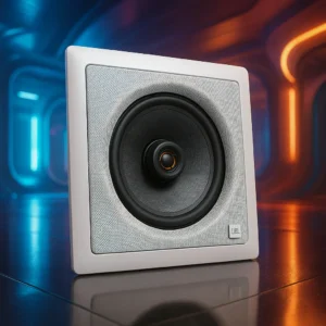 JBL Arandela Quadrada Coaxial 6CO1Q: Design e Qualidade Sonora em Harmonia