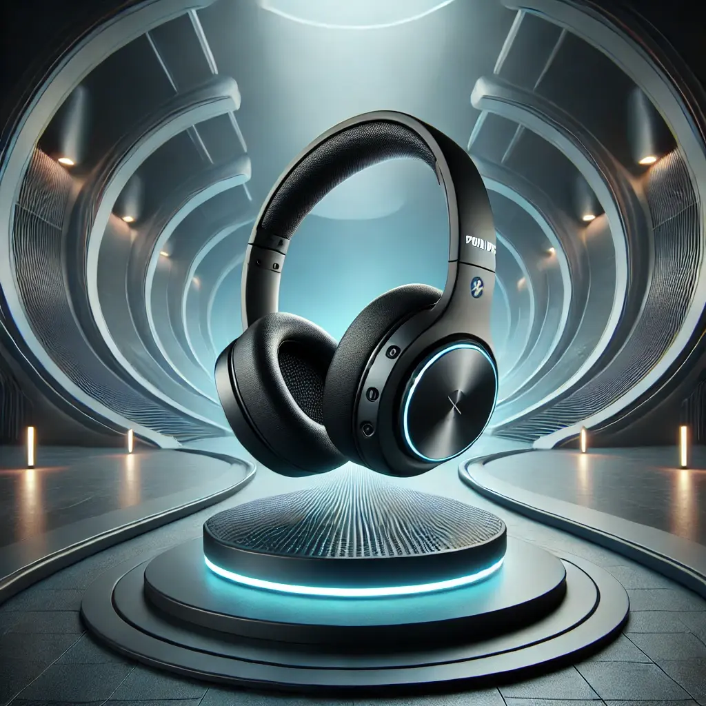 Philips Headphone Bluetooth ANC TAH6506BK/00 com Cancelamento de Ruído