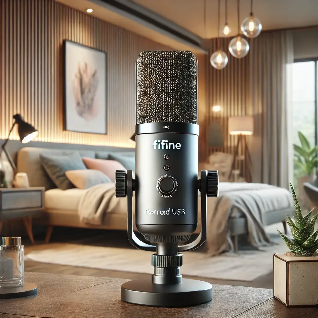 Microfone Fifine K669 Cardióide USB: Qualidade e Desempenho para Gravações