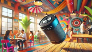 Caixa de Som Bluetooth Portátil Basike RAD-033: Potência, Design e Versatilidade