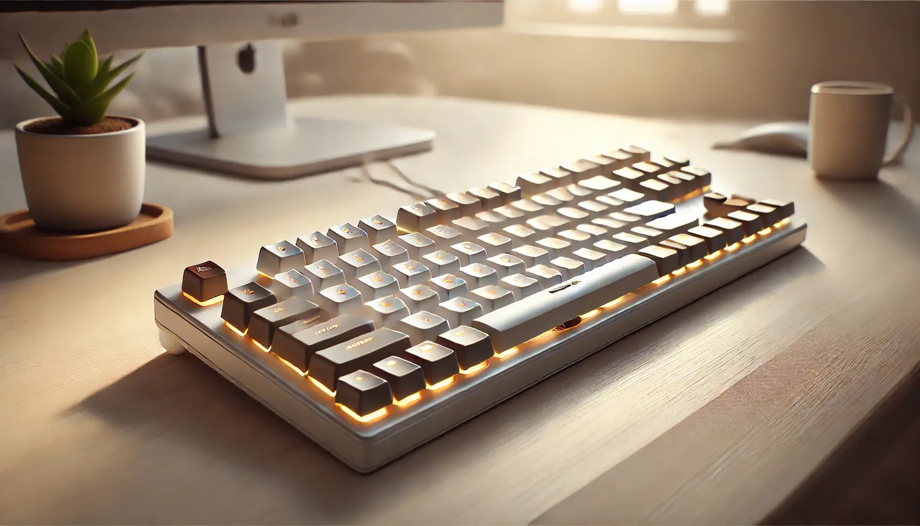 Teclado Mecânico Gamer Redragon Mitra Lunar White RGB Switch Marrom K551W-RGB
