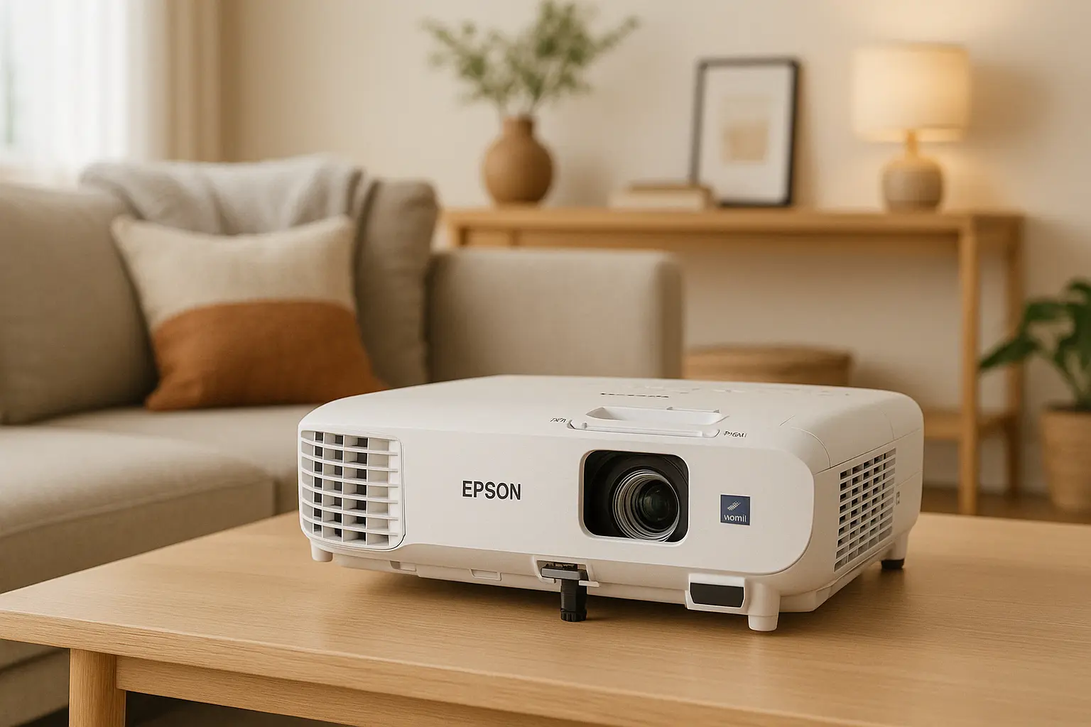 Projetor Epson Powerlite W49: Imagem Brilhante e Conectividade