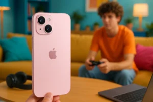 iPhone 16 128 GB Rosa: Câmera Poderosa e Bateria Duradoura