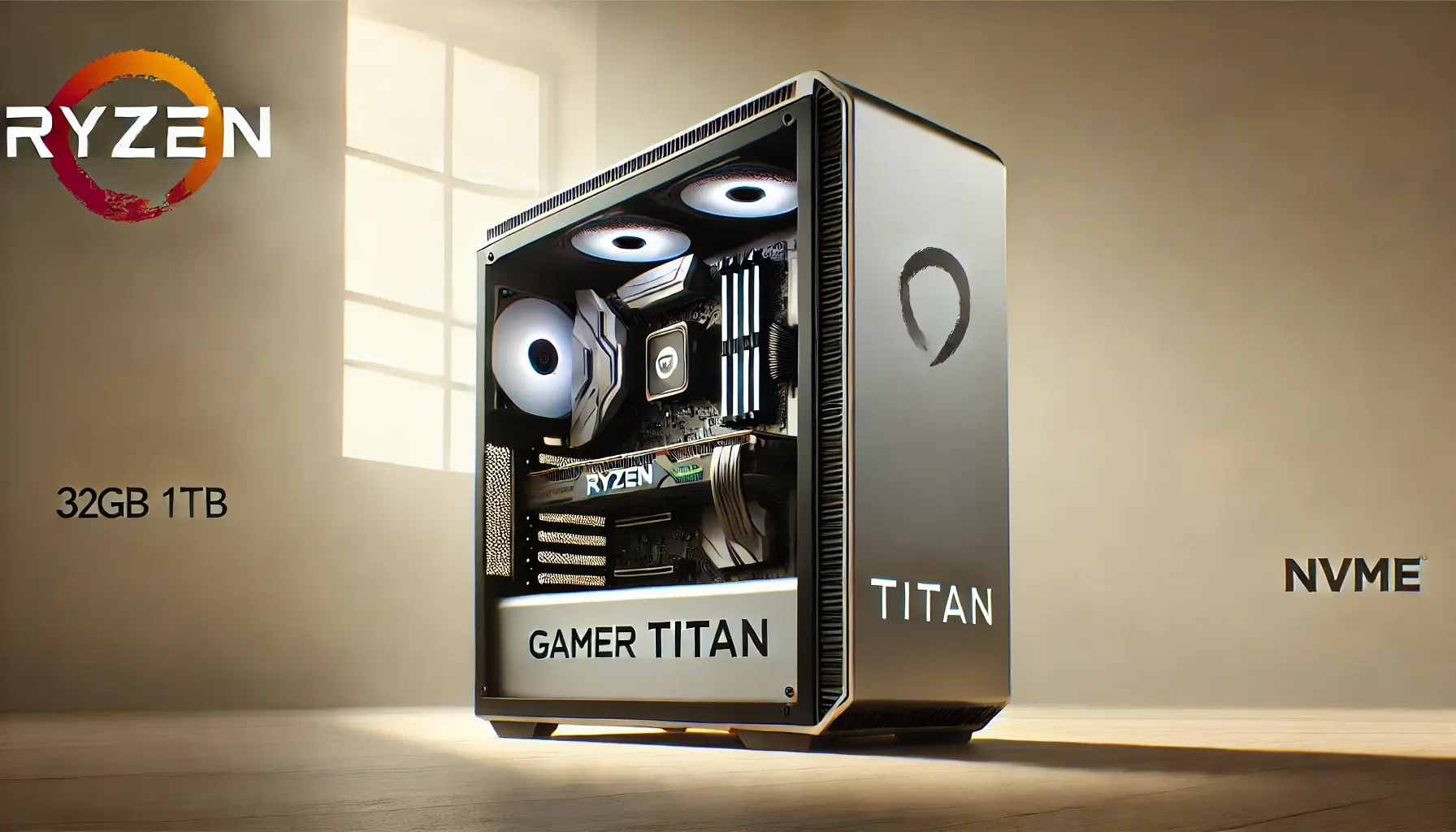 PC GAMER TITAN AMD RYZEN 7 5700G/32GB RAM/NVME 1TB/NVIDIA RTX 3060 12GB - Review Completo