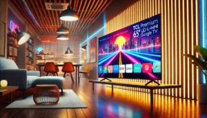 TCL Premium 4K QD-Mini LED 65" C755 Google TV: Design e Performance Inovadores