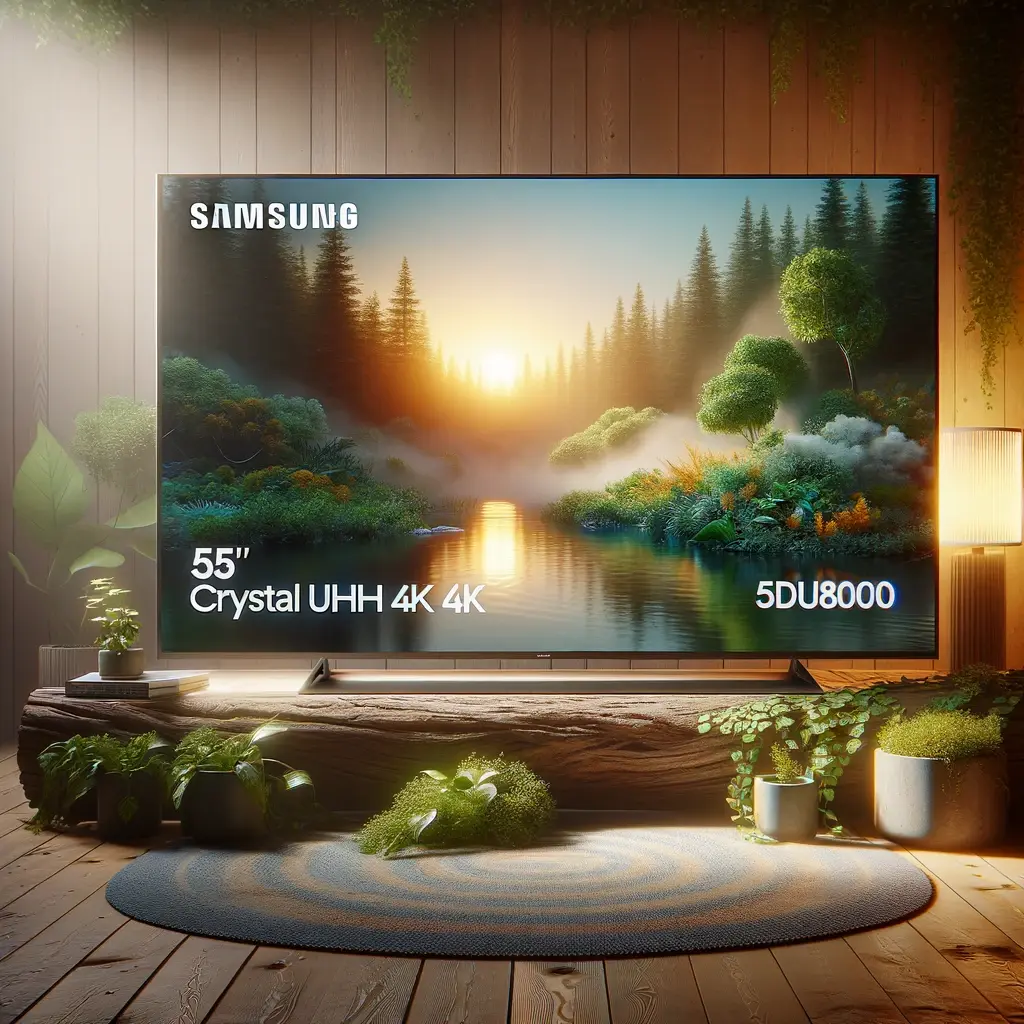 Samsung Smart TV 55" Crystal UHD 4K 55DU8000 – Painel Dynamic Crystal Color, Gaming Hub