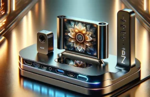 JSAUX Estação de Ancoragem 7 em 1: HDMI 4K, DisplayPort e Carregamento de 100W