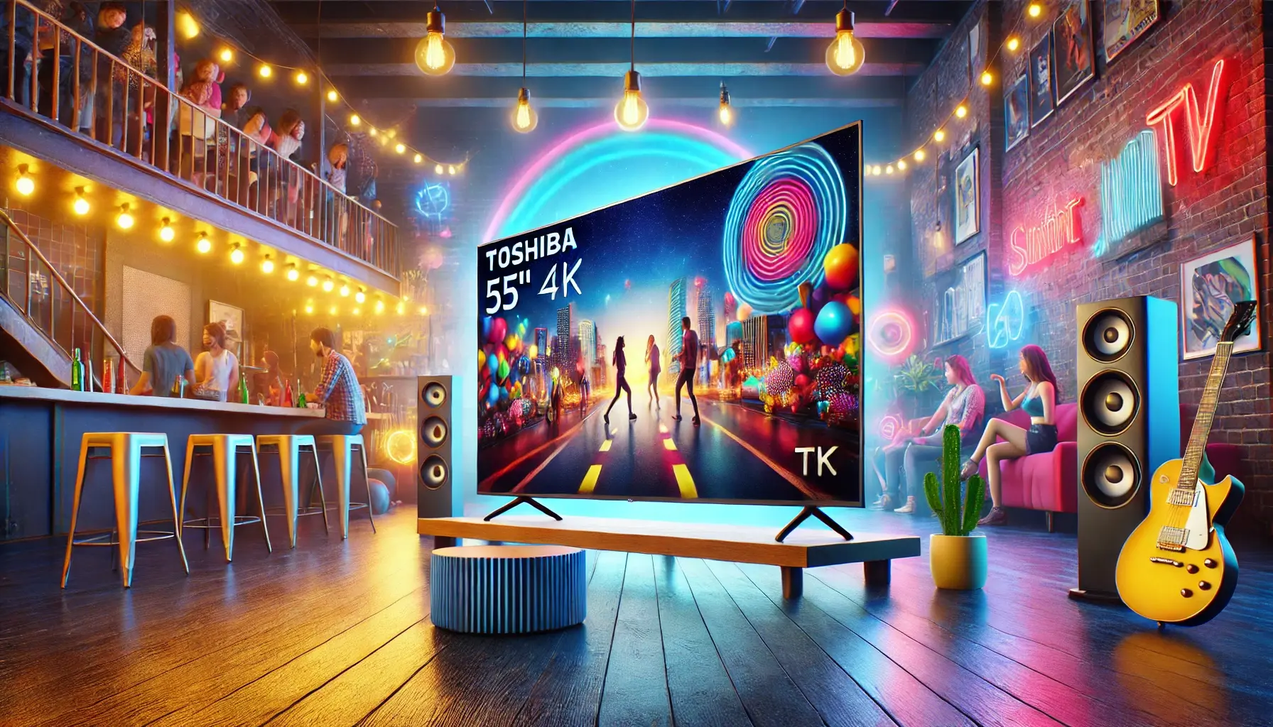Smart TV DLED 55'' 4K Toshiba 55C350LS VIDAA 3 HDMI 2 USB Wi-Fi - TB011M: Desempenho e Tecnologia de Ponta