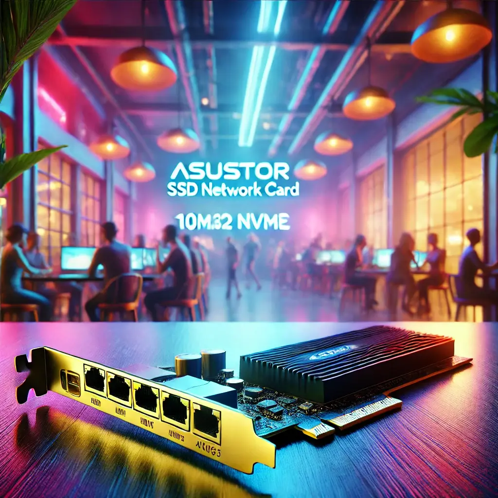 Asustor Placa de Rede SSD AS-T10G3, 10GbE e M.2 NVMe