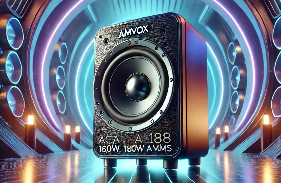 Caixa Amvox Amplificada Aca188 Gigante 180w RMS: Potência e Qualidade para Seu Som