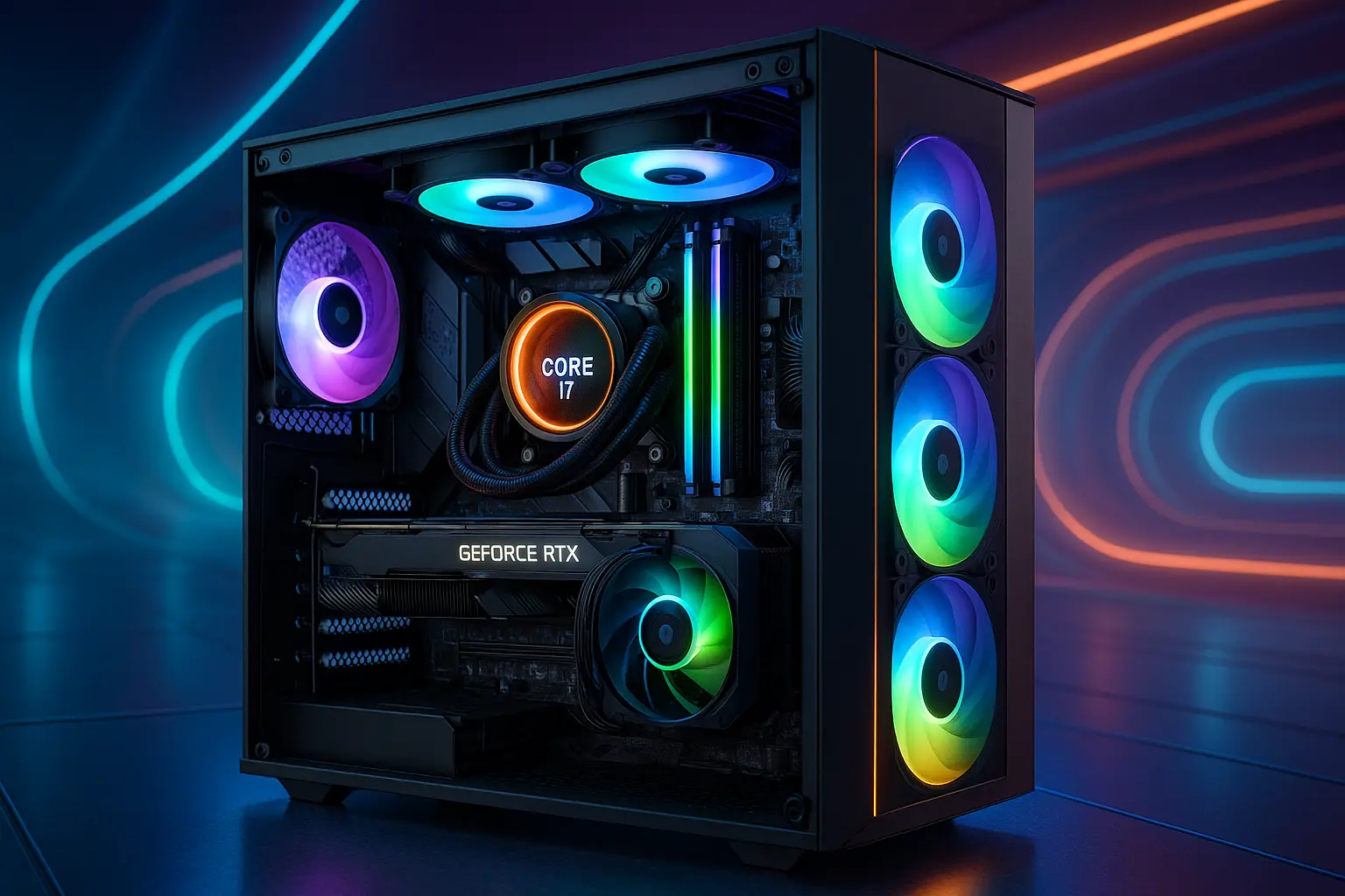 Monte seu PC: i7-14700KF, RTX 4060 Ti, 32GB, 1TB SSD