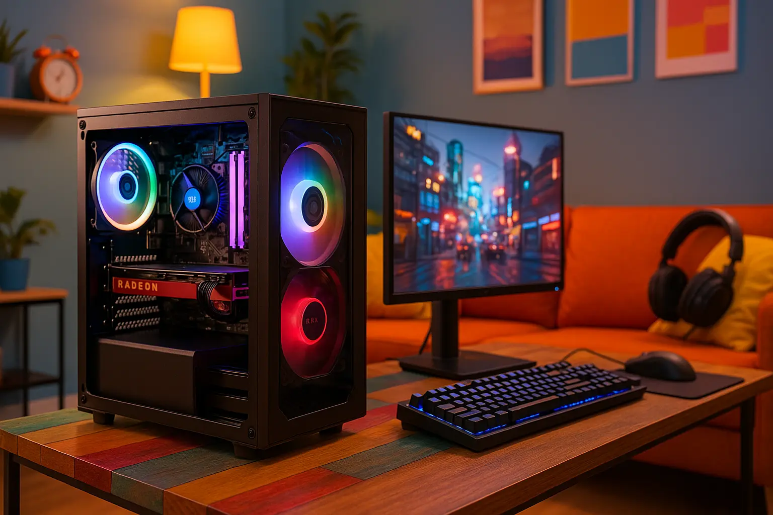 Monte seu PC: i3-8100, RX 580, 16GB, 480GB SSD