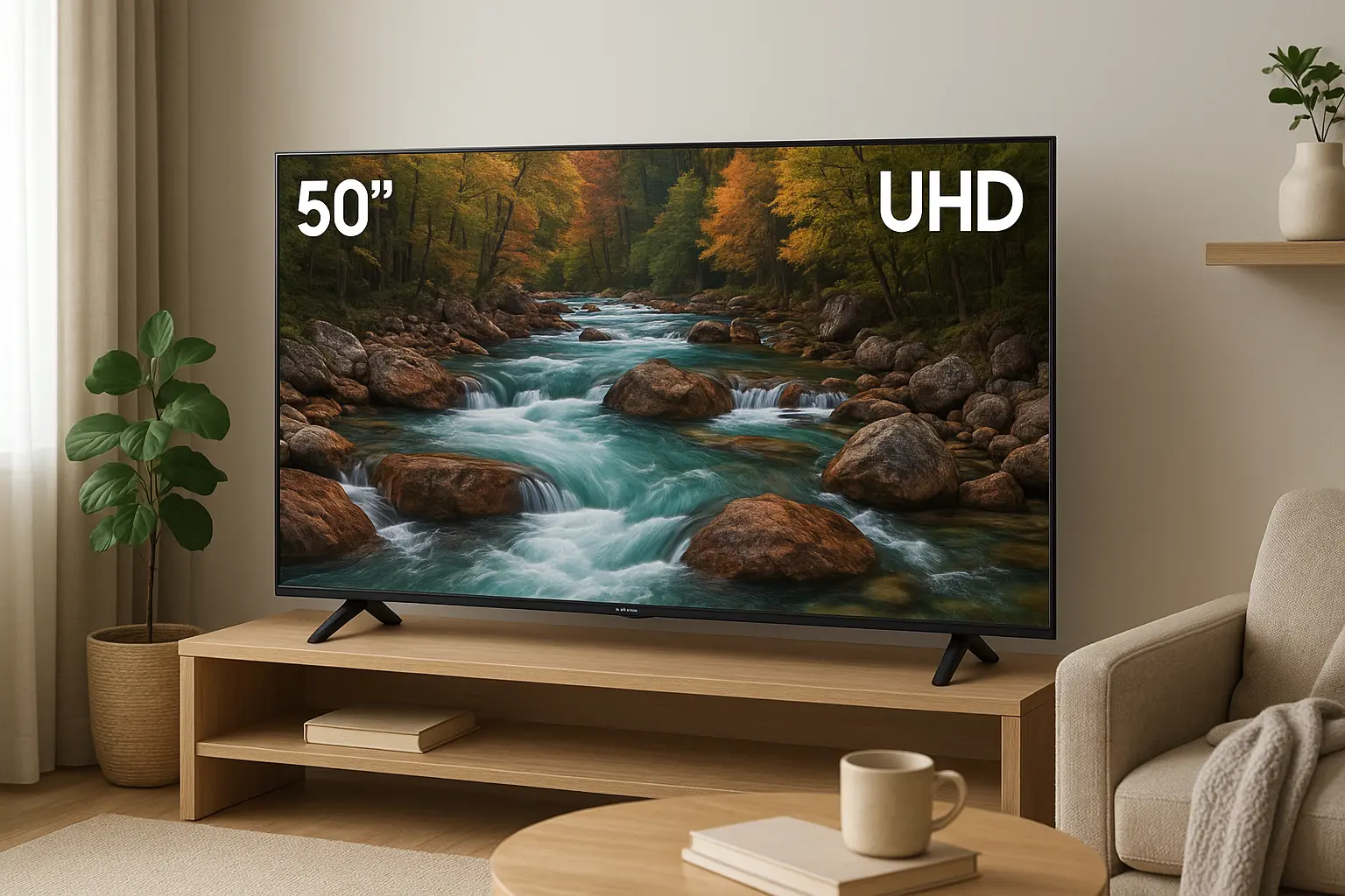 Samsung Smart TV 50" UHD 4K 50DU7700 - Processador Crystal 4K, Gaming Hub