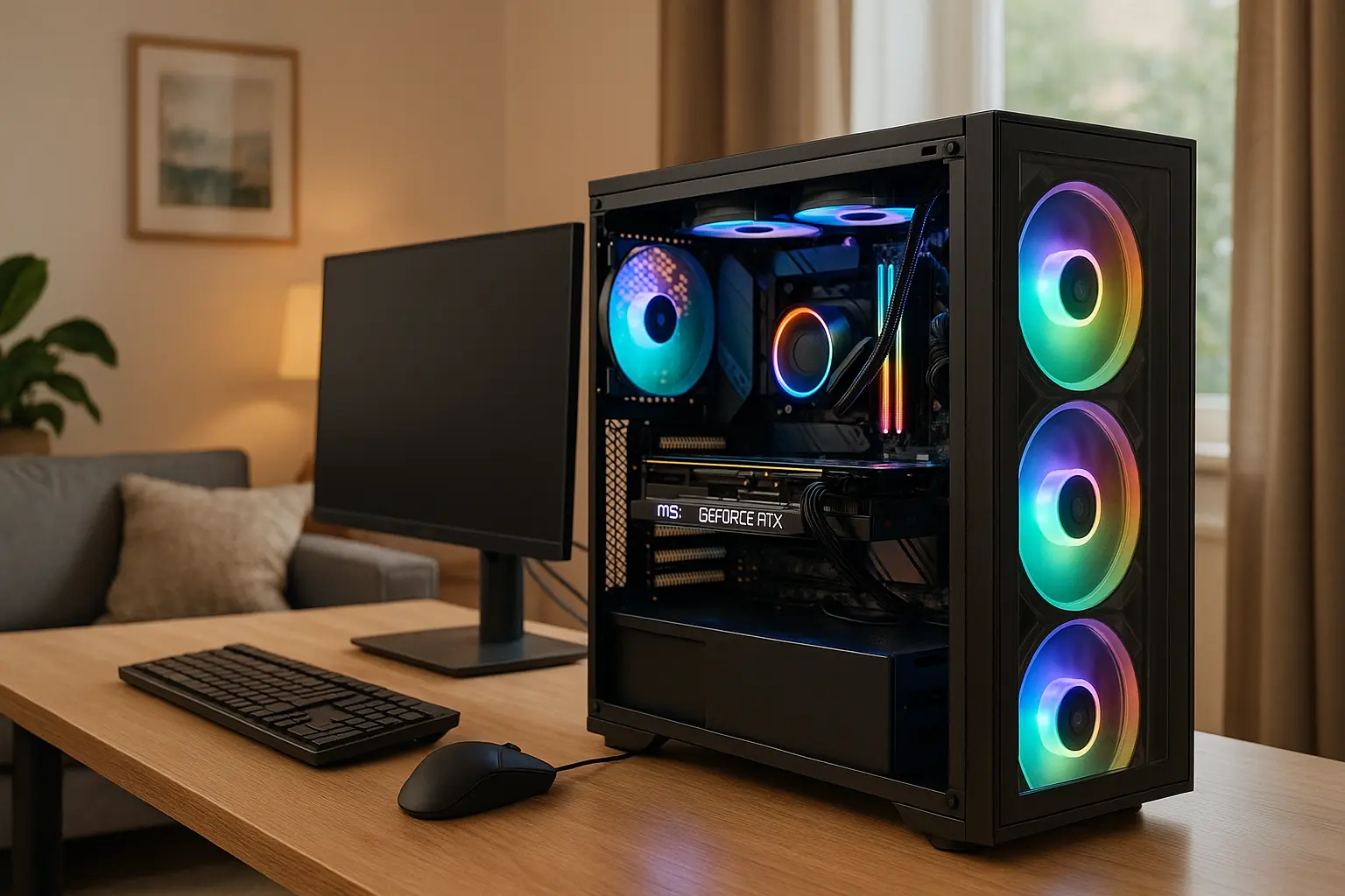 Monte seu PC: Ryzen 7 5700X3D, RTX 5070 Ti, 16GB, 1TB SSD
