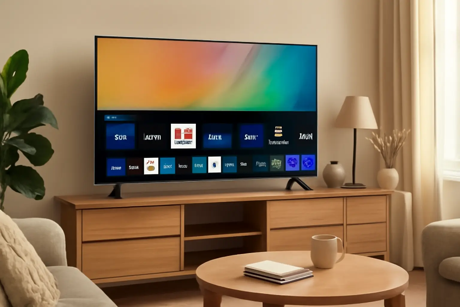 Samsung Smart TV 55" UHD 4K 55DU7700 - Processador Crystal 4K, Gaming Hub
