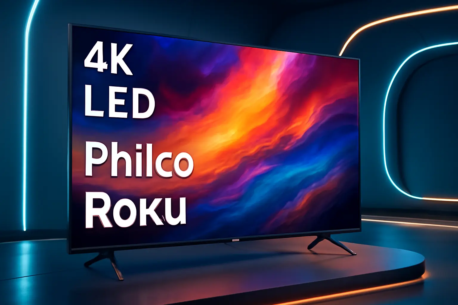 Smart TV LED 55" 4K UHD Philco PTV55G52R2C - Roku, Wifi, USB