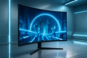 Monitor Gamer Nitro series ED320Q X2bmiipx Curvo Preto LED VA de 31” FHD 240Hz com HDR10 AMD FreeSync