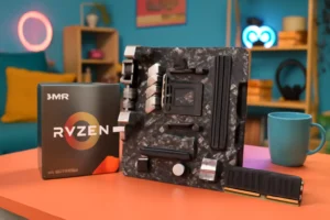 KIT UPGRADE AMD Ryzen 7 5700G, Placa Mãe A520M-E Prime ASUS, 16GB DDR4