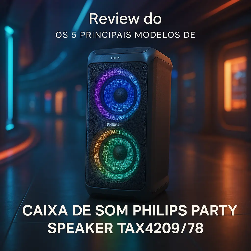 Os 5 Principais Modelos de Caixa de som Philips party speaker tax4209/78