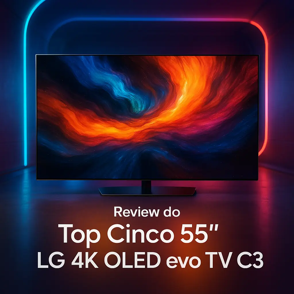 Top Cinco 55” LG 4k OLED EVO TV c3