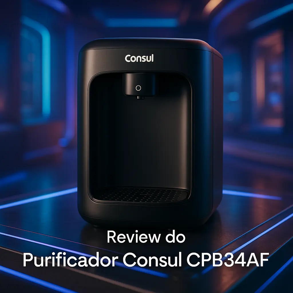 Purificador Consul CPB34AF: Água Natural e Gelada com Praticidade