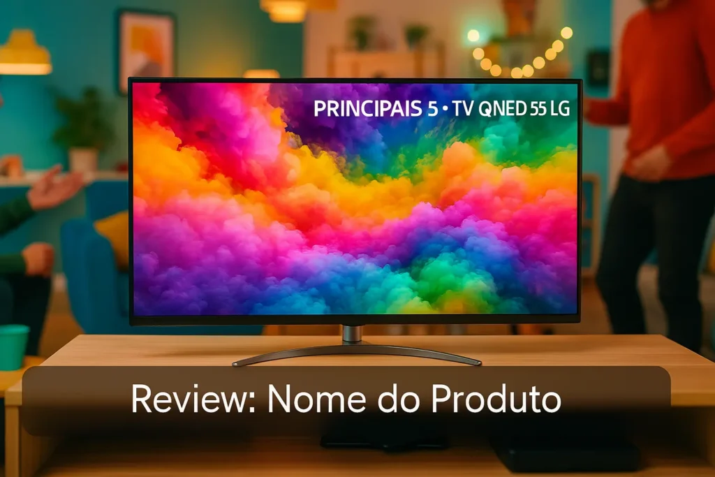 Principais 5 TV QNED 55 LG