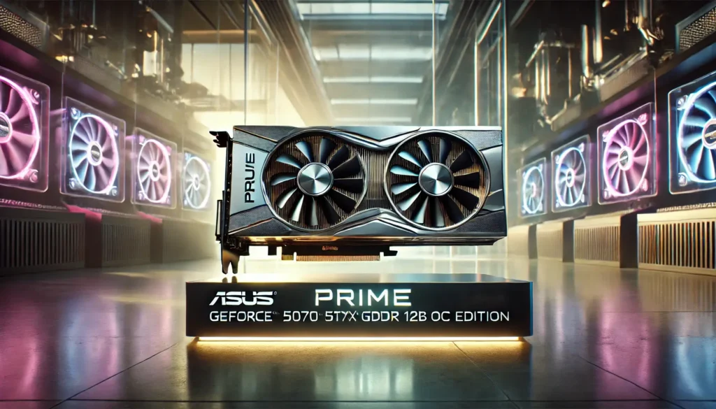ASUS Prime GeForce RTX™ 5070 GDDR7 12GB OC Edition – Placa Gráfica de Alta Performance