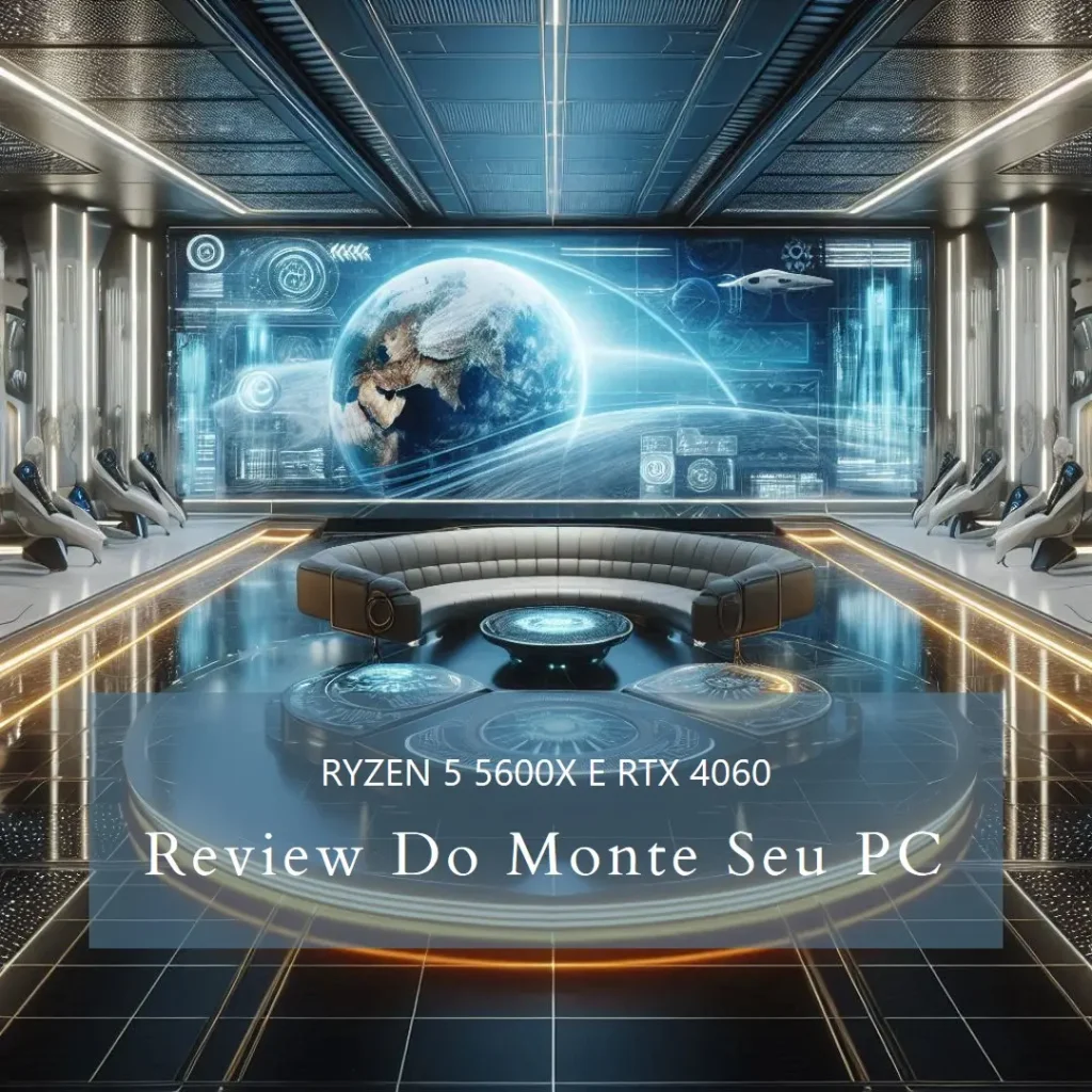 Monte seu PC: Ryzen 5 5600X, RTX 4060, 16GB, 480GB SSD