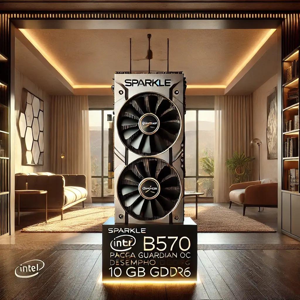 Sparkle Placa Gráfica Intel Arc B570 Guardian OC: 10 GB GDDR6, Desempenho e Design Inovador