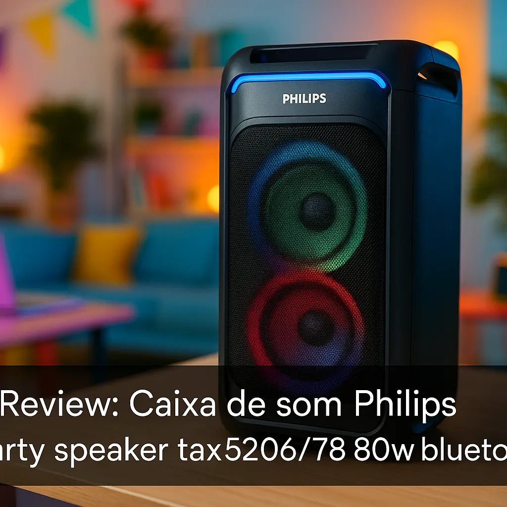 Top Cinco Modelos de Caixa de som Philips party speaker tax5206/78 80w bluetooth