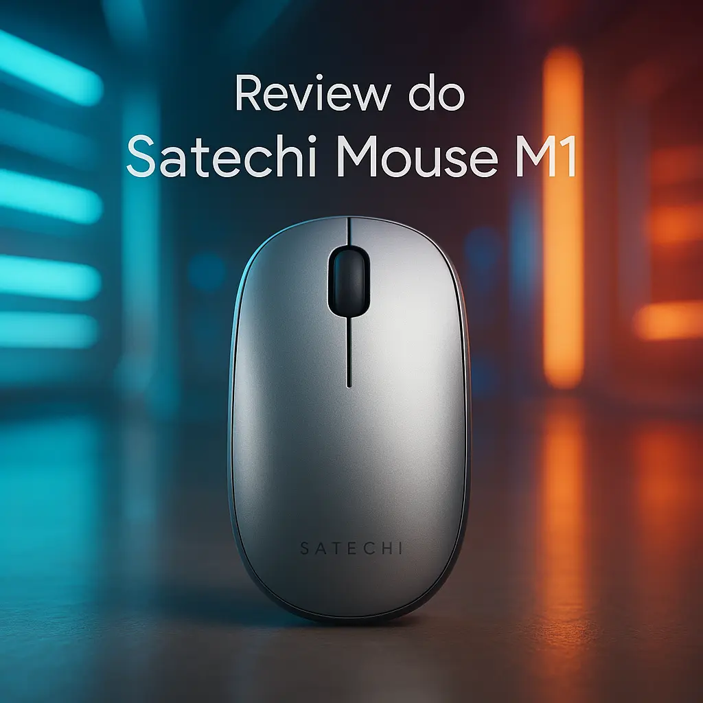Satechi Mouse M1: Mouse de Alumínio Sem Fio Bluetooth Recarregável
