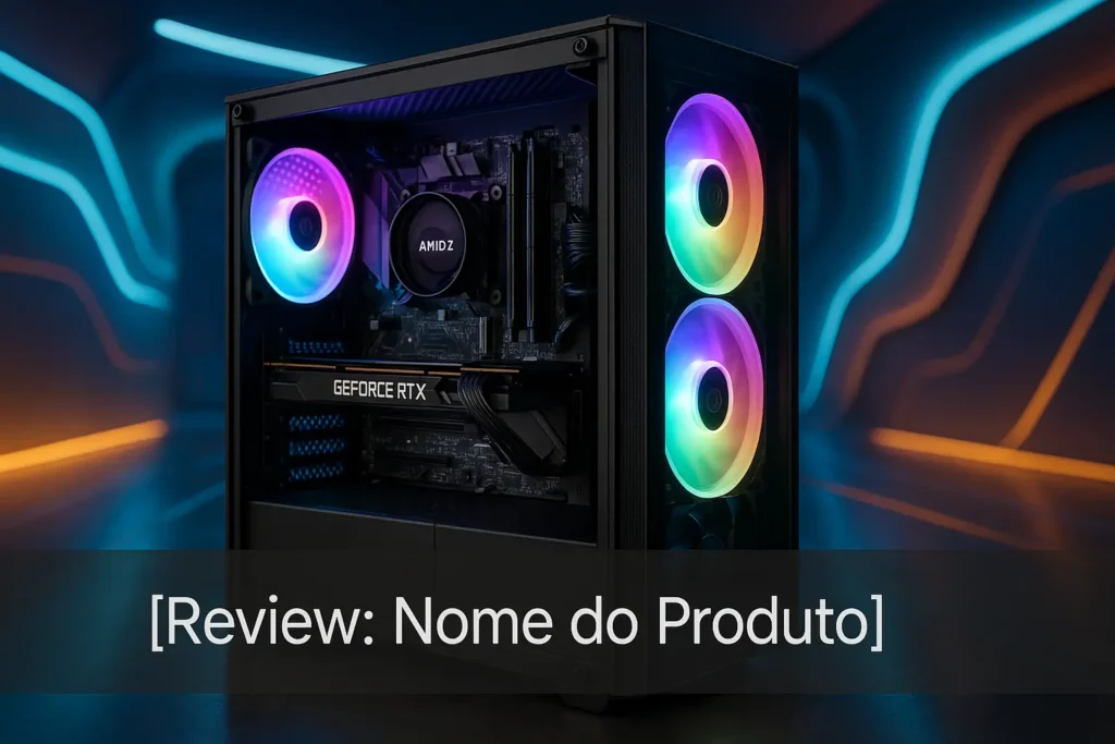 Monte seu PC: Ryzen 5 5500, RTX 3060, 16GB, 480GB SSD