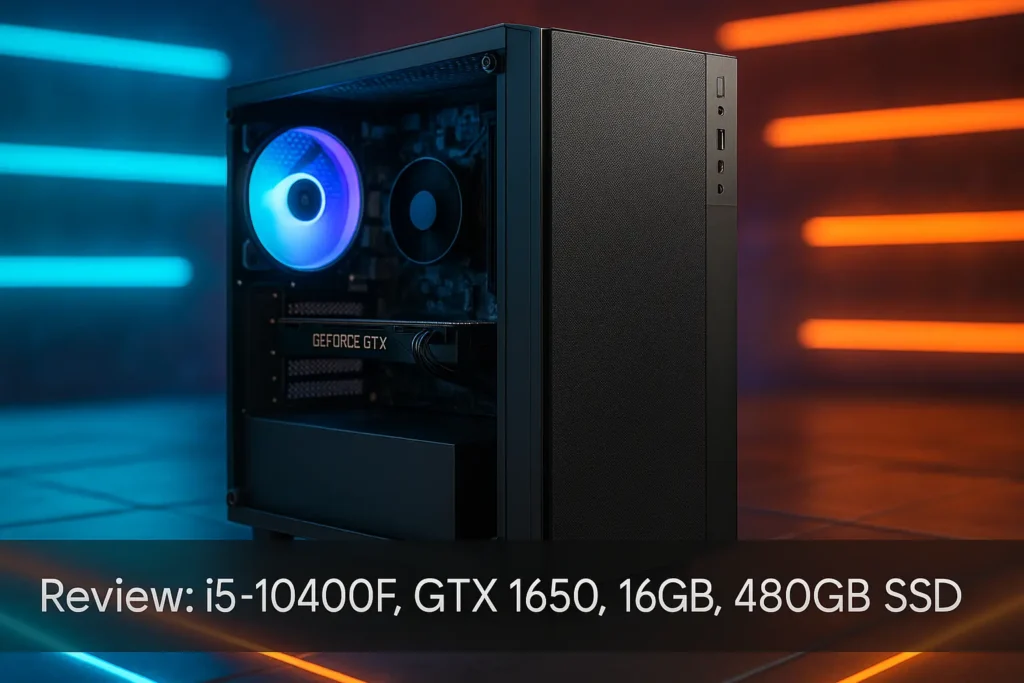 Monte seu PC: i5-10400F, GTX 1650, 16GB, 480GB SSD