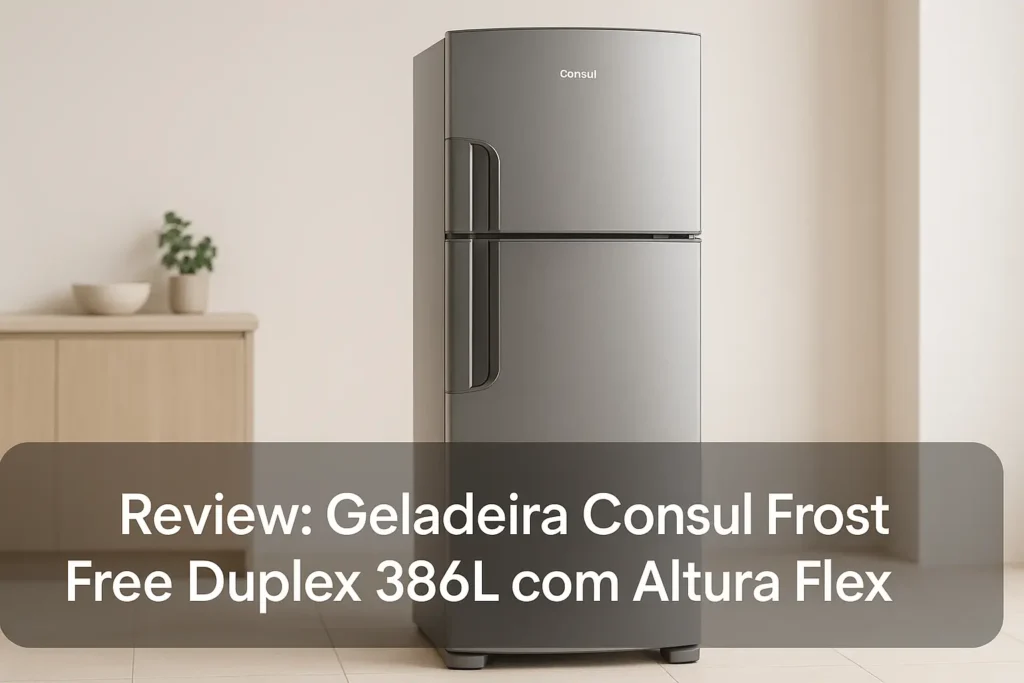 Geladeira Consul Frost Free Duplex 386L com Altura Flex