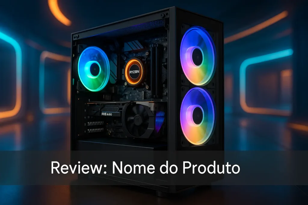 Monte seu PC: Ryzen 7 5700, RX 580, 16GB, 480GB SSD