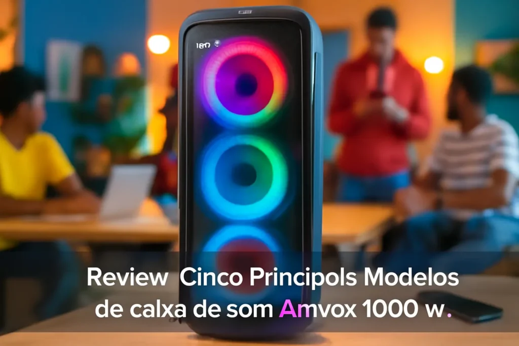 Cinco Principais Modelos de  caixa de som Amvox 1000 w