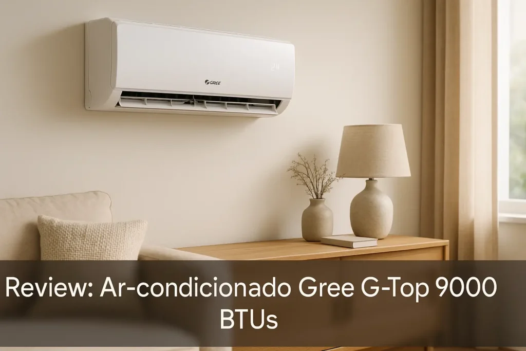 Ar-condicionado Gree G-Top 9000 BTUs: compacto, silencioso e eficiente