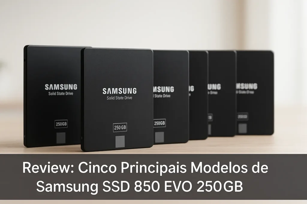 Cinco Principais Modelos de Samsung SSD 850 EVO 250gb