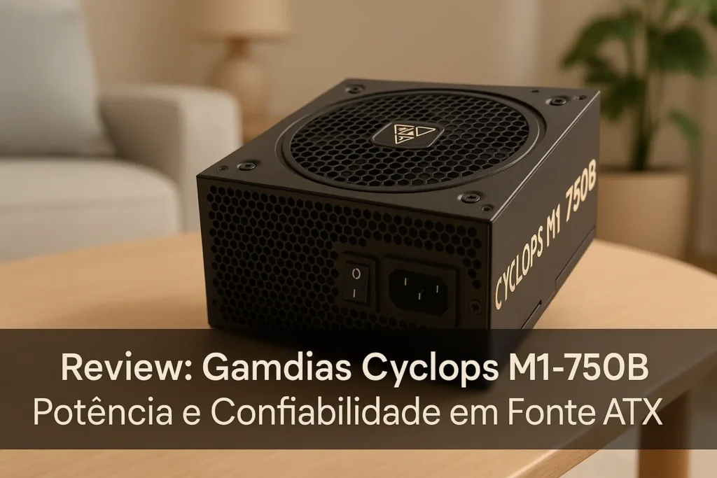 Gamdias Cyclops M1-750B: Potência e Confiabilidade em Fonte ATX