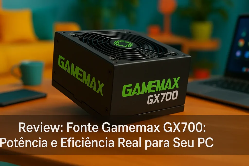 Fonte Gamemax GX700: Potência e Eficiência Real para Seu PC