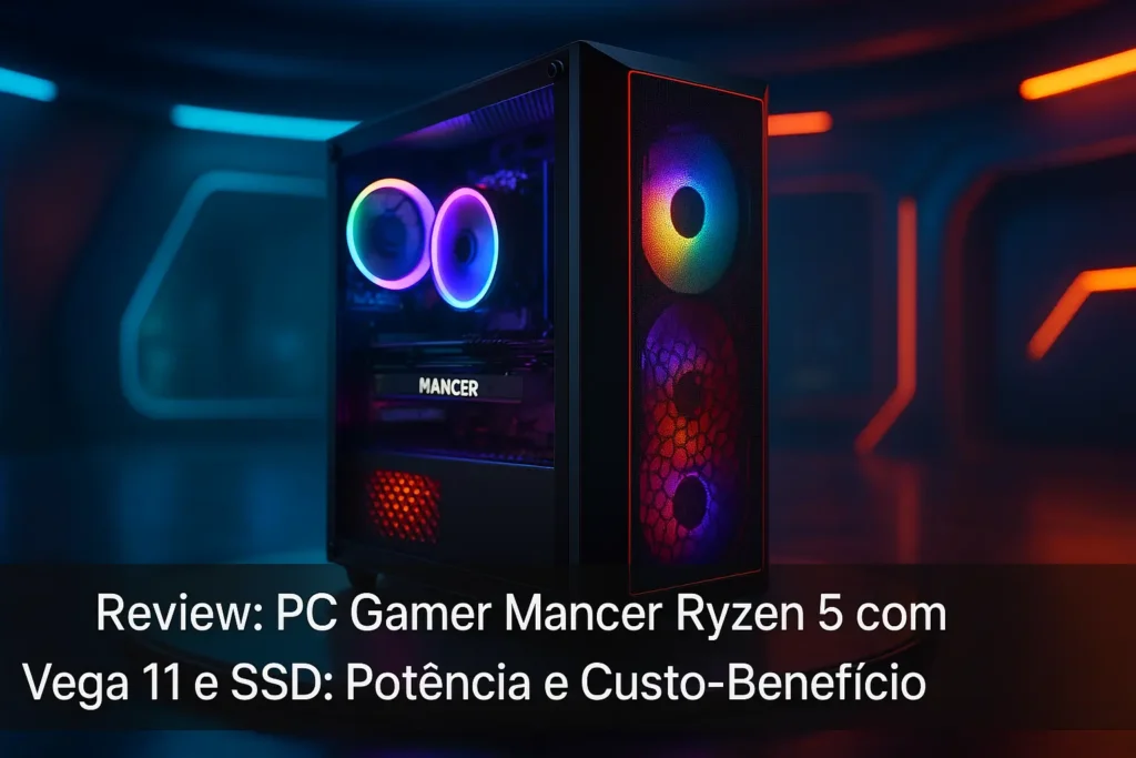 PC Gamer Mancer Ryzen 5 com Vega 11 e SSD: Potência e Custo-Benefício