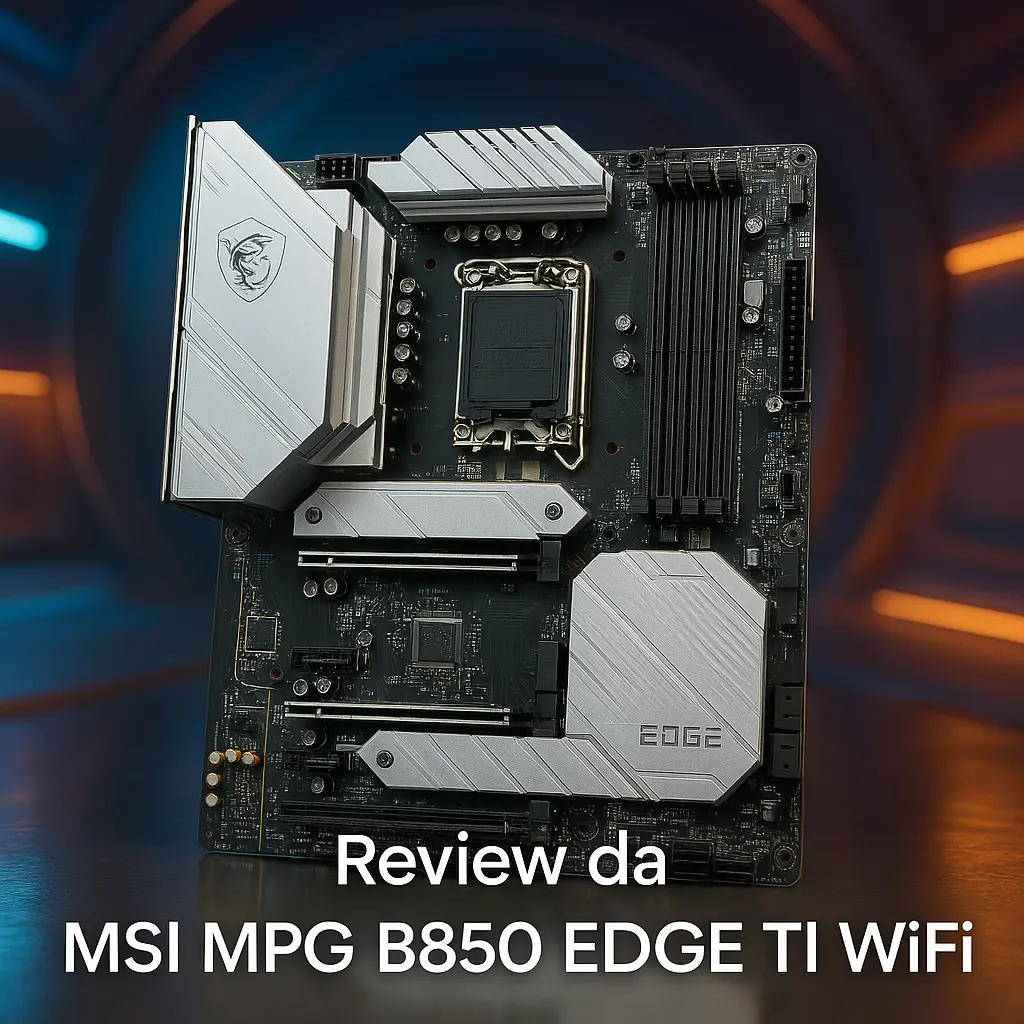 MSI MPG B850 EDGE TI WiFi: Potência, DDR5 e Wi-Fi 7