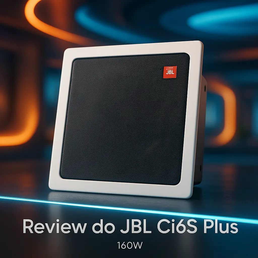 Caixa JBL CI6S Plus com 160W para Home Theater