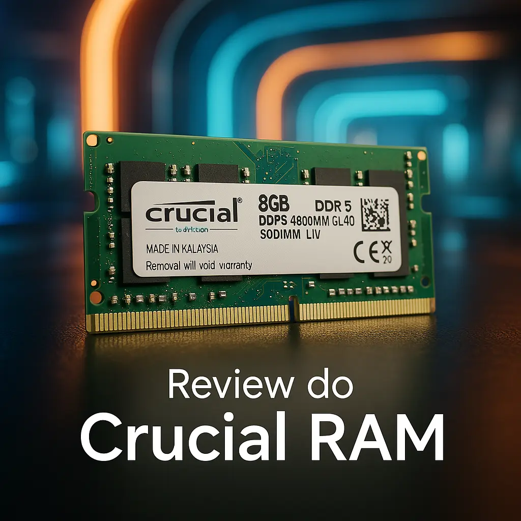 Crucial RAM 8GB DDR5 4800MHz CL40 para notebooks