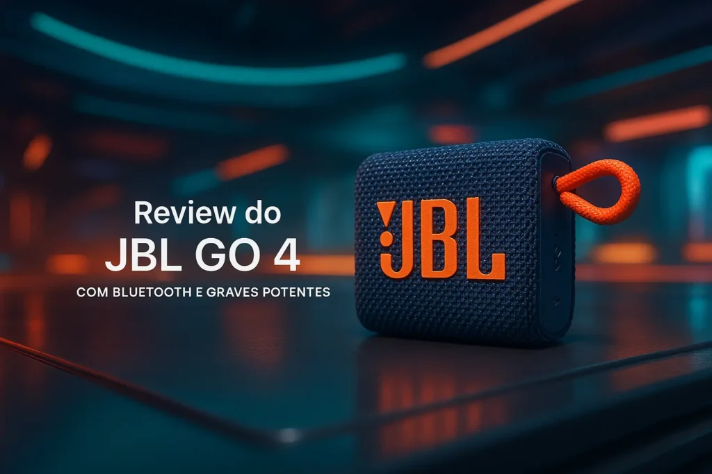 JBL GO 4 com Bluetooth e Graves Potentes