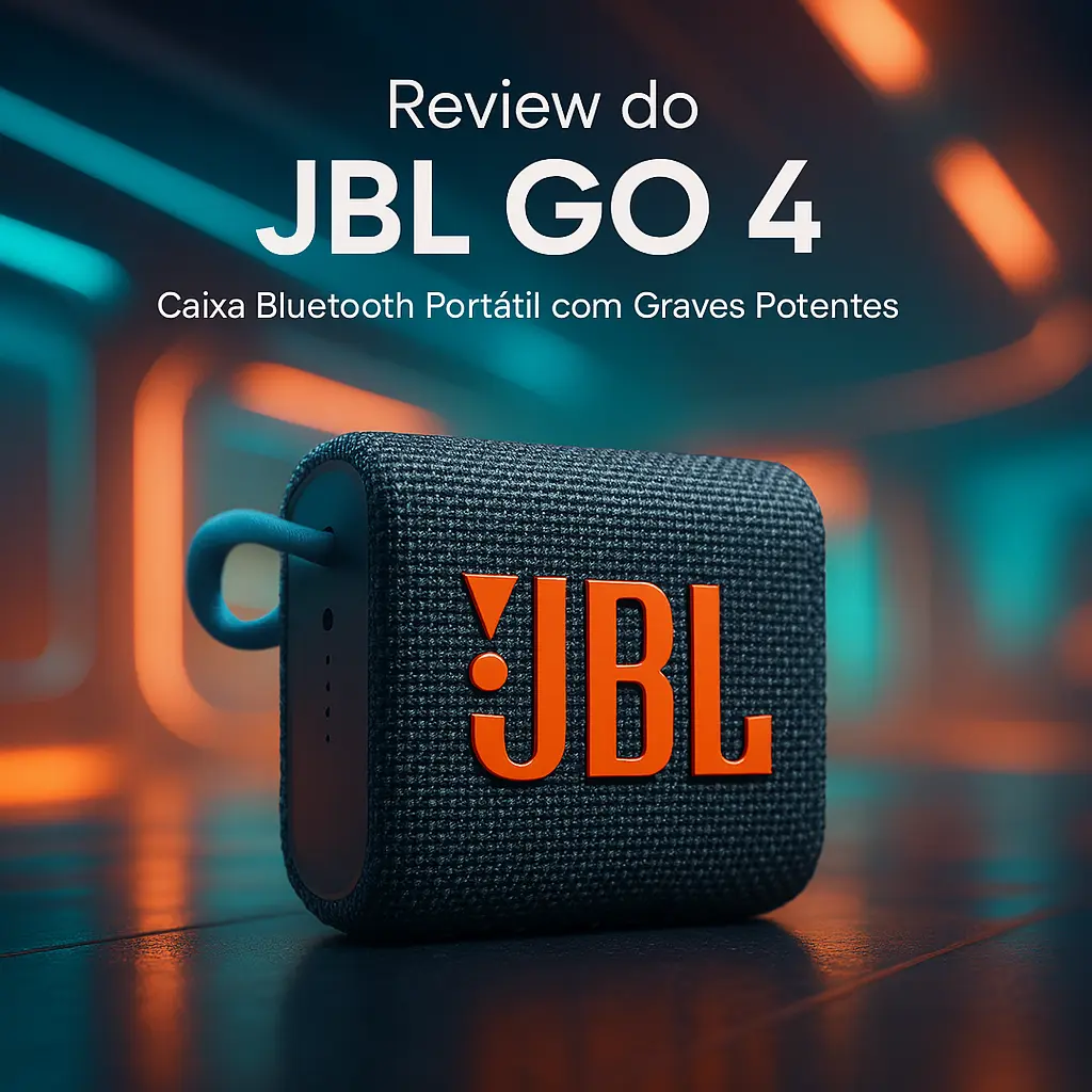 JBL GO 4: Caixa Bluetooth Portátil com Graves Potentes