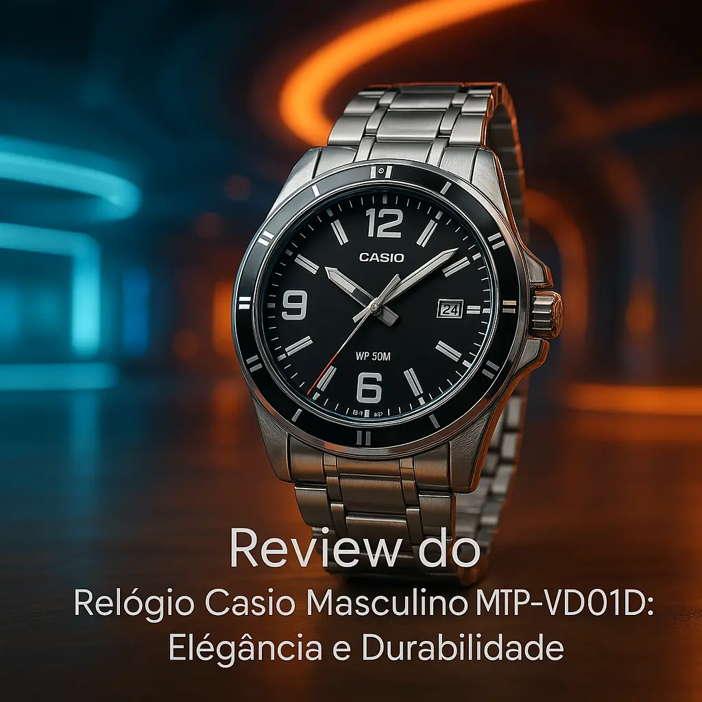 Relógio Casio Masculino MTP-VD01D: Elegância e Durabilidade